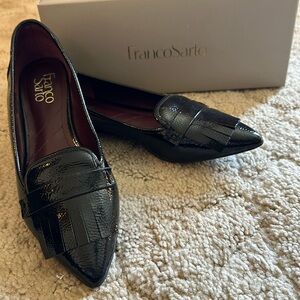 Franco Sarto Helsa black flat size 8.5